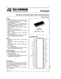 Datasheet STV0042 manufacturer STMicroelectronics
