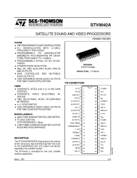 Datasheet STV0042A manufacturer STMicroelectronics