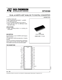 Datasheet STV0190 manufacturer STMicroelectronics