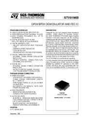 Datasheet STV0196 manufacturer STMicroelectronics