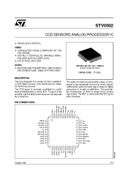 Datasheet STV0502 manufacturer STMicroelectronics