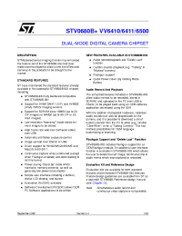 Datasheet STV0680B-001 manufacturer STMicroelectronics