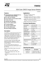 Datasheet STV0681 manufacturer STMicroelectronics