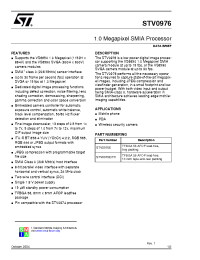 Datasheet STV0976E manufacturer STMicroelectronics