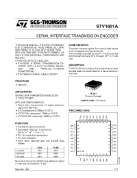 Datasheet STV1601A manufacturer STMicroelectronics