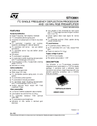 Datasheet STV2001 manufacturer STMicroelectronics