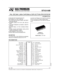 Datasheet STV2110B manufacturer STMicroelectronics