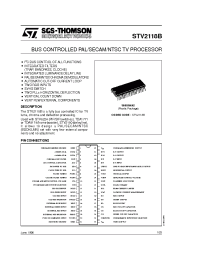 Datasheet STV2118B manufacturer STMicroelectronics