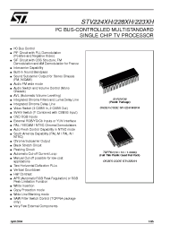 Datasheet STV2236 manufacturer STMicroelectronics