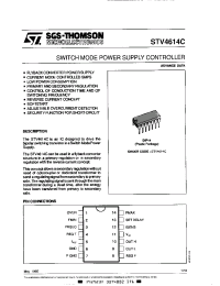 Datasheet STV4614C manufacturer STMicroelectronics