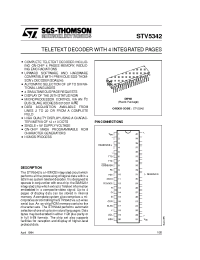 Datasheet STV5342 manufacturer STMicroelectronics