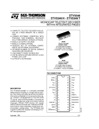 Datasheet STV5346 manufacturer STMicroelectronics