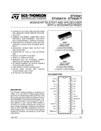 Datasheet STV5347 manufacturer STMicroelectronics