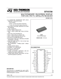 Datasheet STV5730 manufacturer STMicroelectronics