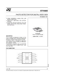 Datasheet STV5805 manufacturer STMicroelectronics