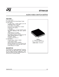 Datasheet STV6412A manufacturer STMicroelectronics