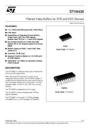 Datasheet STV6435D manufacturer STMicroelectronics