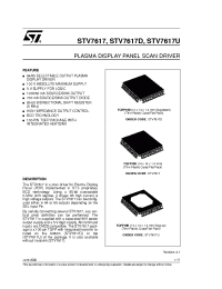 Datasheet STV7617D manufacturer STMicroelectronics