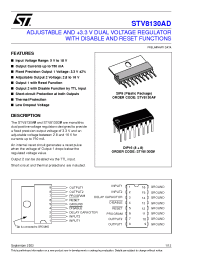 Datasheet STV8130AD manufacturer STMicroelectronics