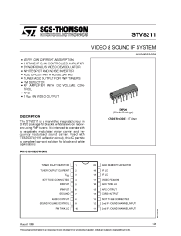 Datasheet STV8211 manufacturer STMicroelectronics