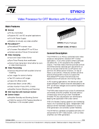 Datasheet STV9212 manufacturer STMicroelectronics