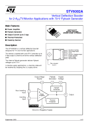 Datasheet STV9302A manufacturer STMicroelectronics