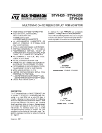 Datasheet STV9425B manufacturer STMicroelectronics