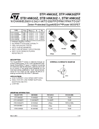 Datasheet STW14NK50Z manufacturer STMicroelectronics