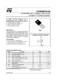 Datasheet STW80NF55-08 manufacturer STMicroelectronics