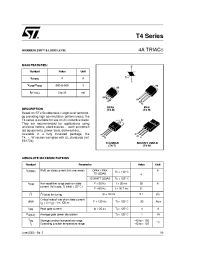 Datasheet T410-600H manufacturer STMicroelectronics