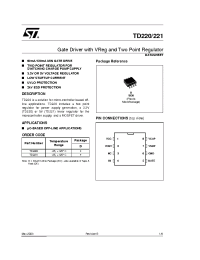 Datasheet TD220I manufacturer STMicroelectronics