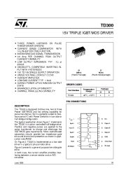 Datasheet TD300 manufacturer STMicroelectronics