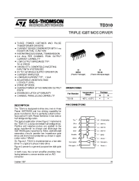 Datasheet TD310N manufacturer STMicroelectronics