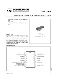 Datasheet TDA1170D manufacturer STMicroelectronics