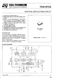 Datasheet TDA1872A manufacturer STMicroelectronics