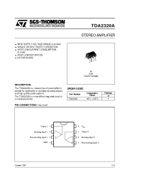 Datasheet TDA2320A manufacturer STMicroelectronics