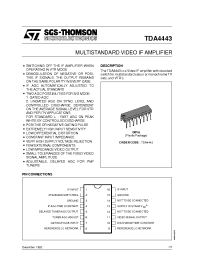 Datasheet TDA4443 manufacturer STMicroelectronics