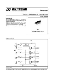 Datasheet TDA7237 manufacturer STMicroelectronics