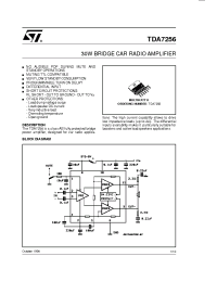 Datasheet TDA7256 manufacturer STMicroelectronics