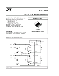 Datasheet TDA7266B manufacturer STMicroelectronics
