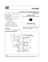 Datasheet TDA7266D manufacturer STMicroelectronics