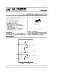 Datasheet TDA7268 manufacturer STMicroelectronics