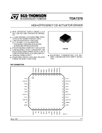 Datasheet TDA7278 manufacturer STMicroelectronics