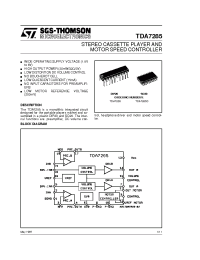 Datasheet TDA7285D manufacturer STMicroelectronics