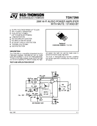 Datasheet TDA7298 manufacturer STMicroelectronics