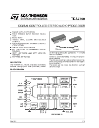 St Microelectronics 3x tda7300d digital controlled audio estéreo Processor 
