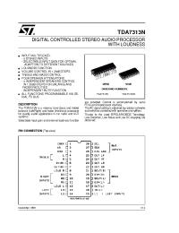Datasheet TDA7313N manufacturer STMicroelectronics