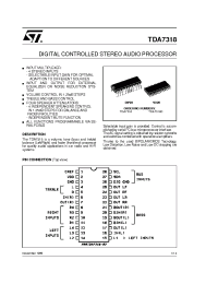 Datasheet TDA7318 manufacturer STMicroelectronics