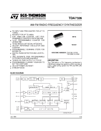 Datasheet TDA7326 manufacturer STMicroelectronics
