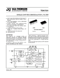 Datasheet TDA7331D manufacturer STMicroelectronics